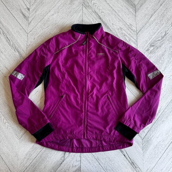 The Running Room | Mid Weight Magenta Reflector Running Jacket - Size S - Picture 8 of 13